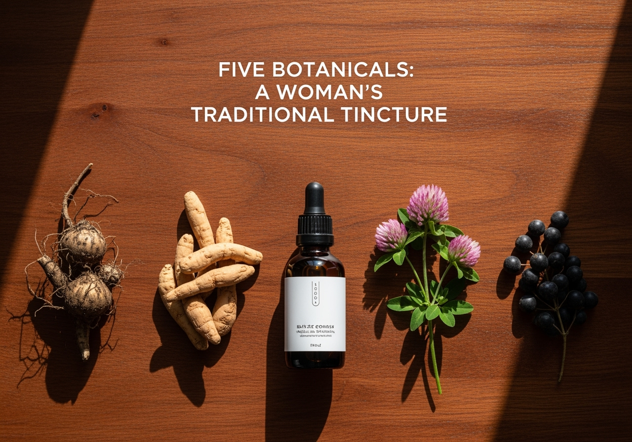 Five Botanicals: Nature's Traditional Support for Women's Hormonal Journey