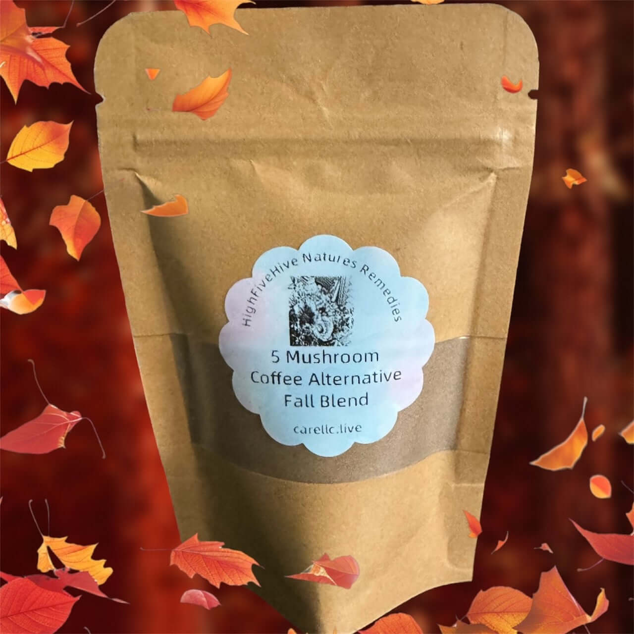 Earthy Embrace: 5 Mushroom Coffee Alternative - Fall Blend