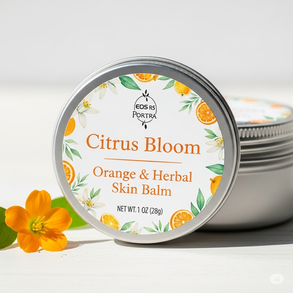 Citrus Bloom: Orange & Herbal Skin Balm