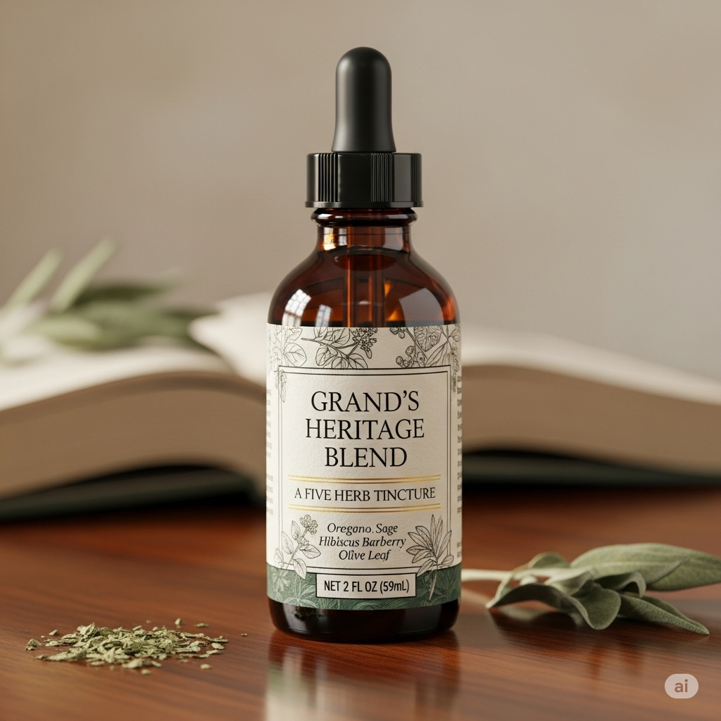 Grand's Heritage Blend: A Five Herb Tincture