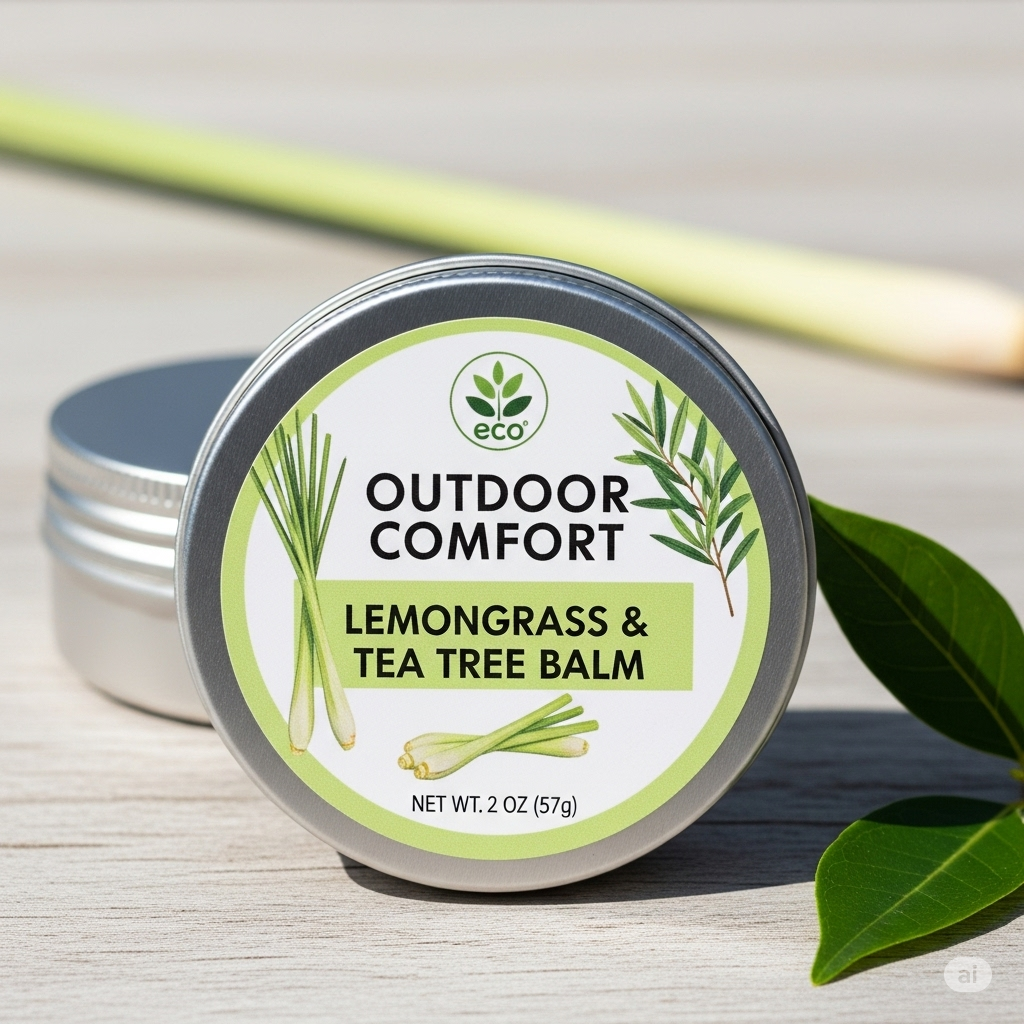 Outdoor Comfort: Lemongrass & Tea Tree Balm