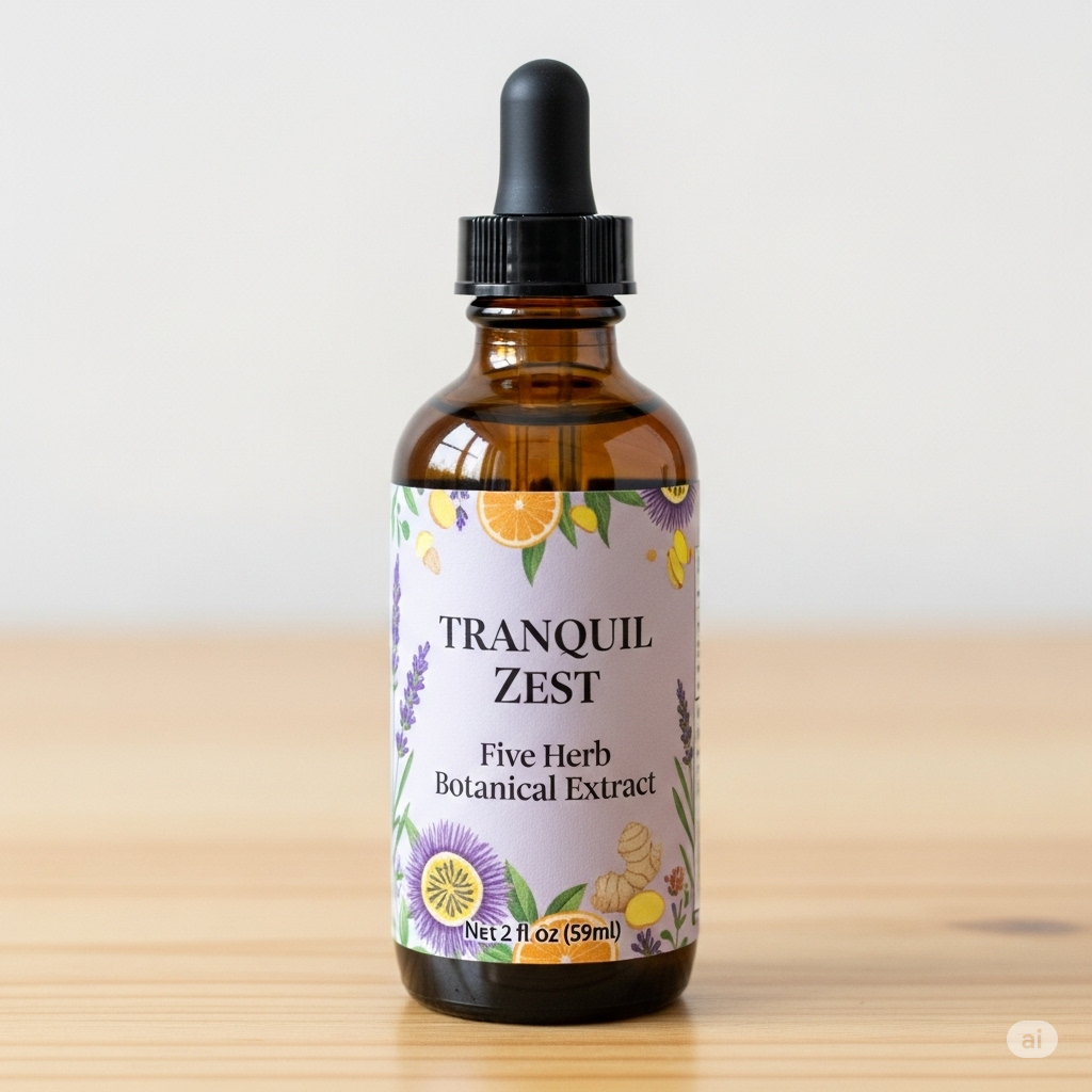 Tranquil Zest: Five Herb Botanical Extract
