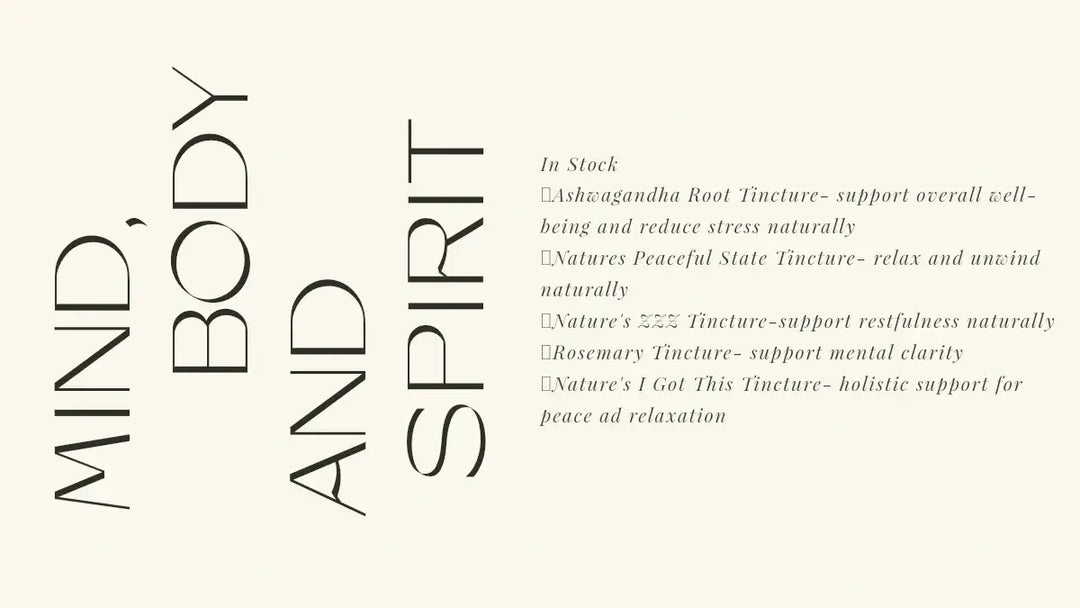 Nature's Herbs for Anxiety Depression and Mental Clarity