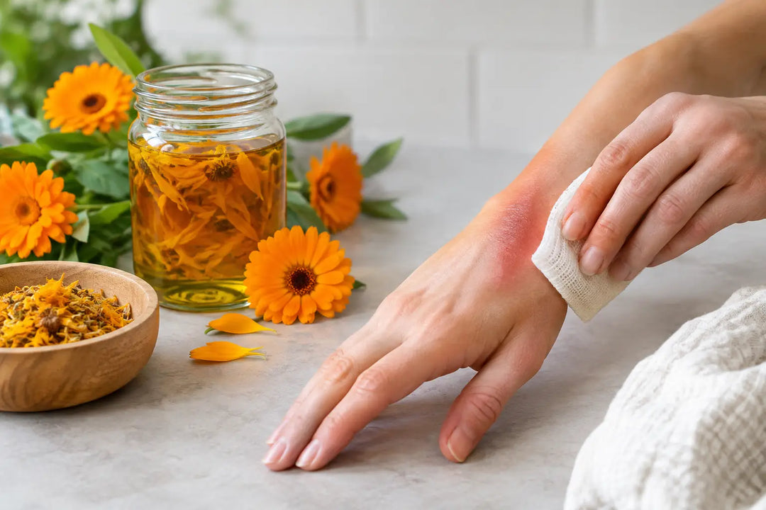 Calendula Burn Safety for Everyday Kitchen Burns
