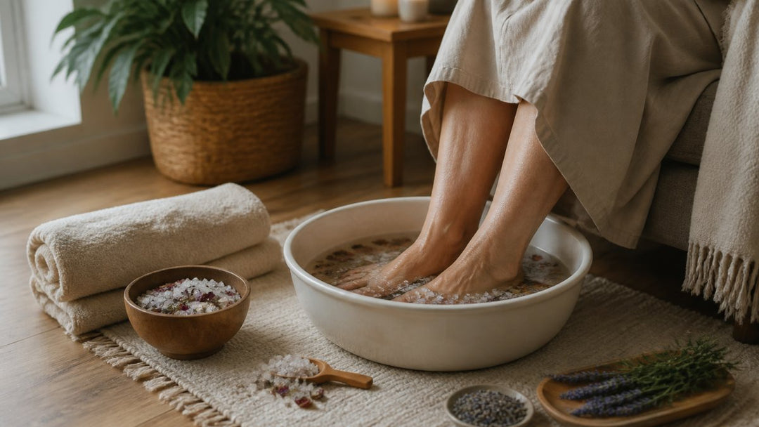 Soothing Foot Bath Salts for Senior Relaxation