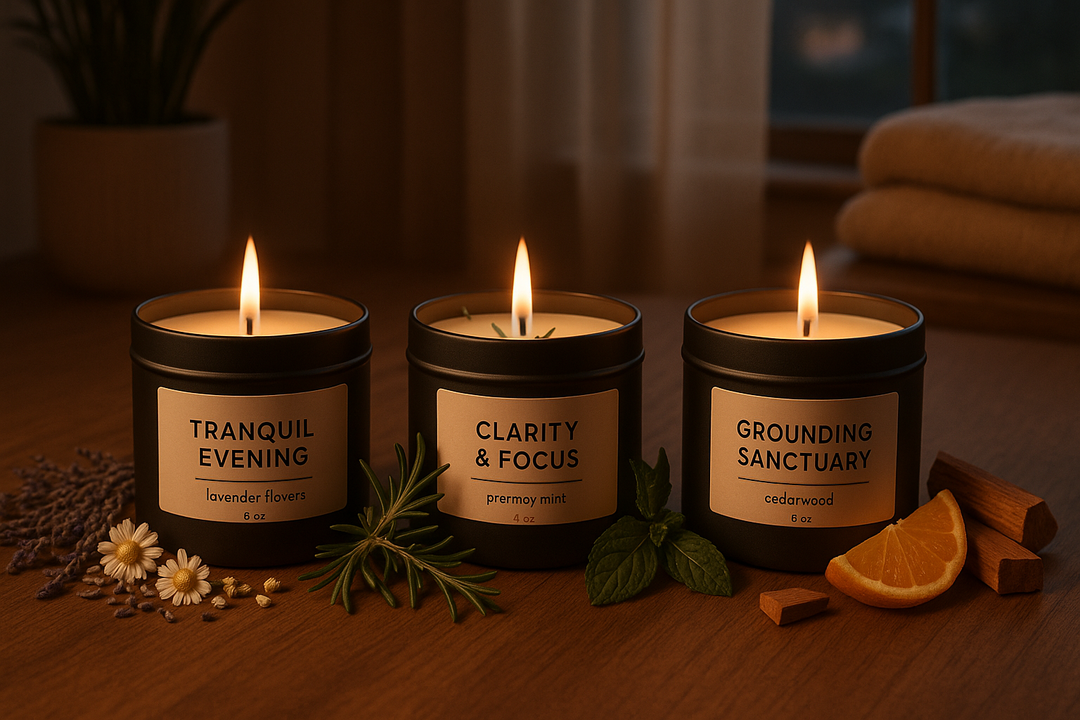 Handcrafted Aromatherapy Candle Collection