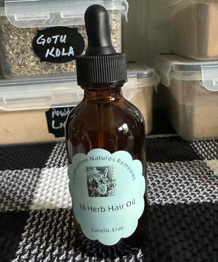 Radiant Roots 18-Herb Nourishing Argan Hair Oil