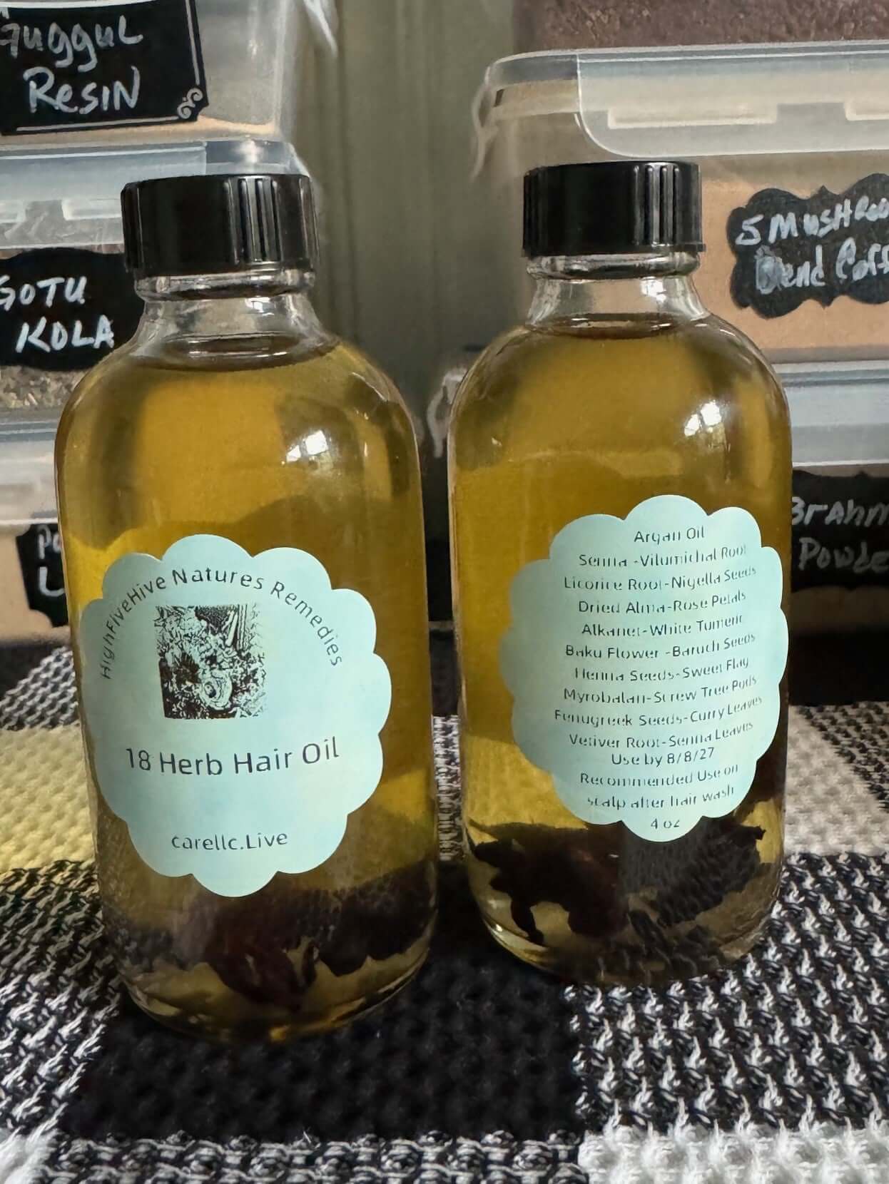 18 herb Infused Argan Oil for Hair