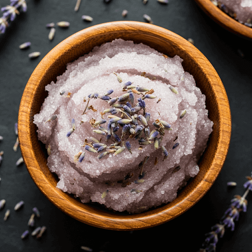 Tranquil Glow Handcrafted Lavender Sugar Scrub