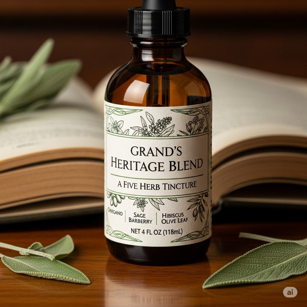 Grand's Heritage Blend: A Five Herb Tincture