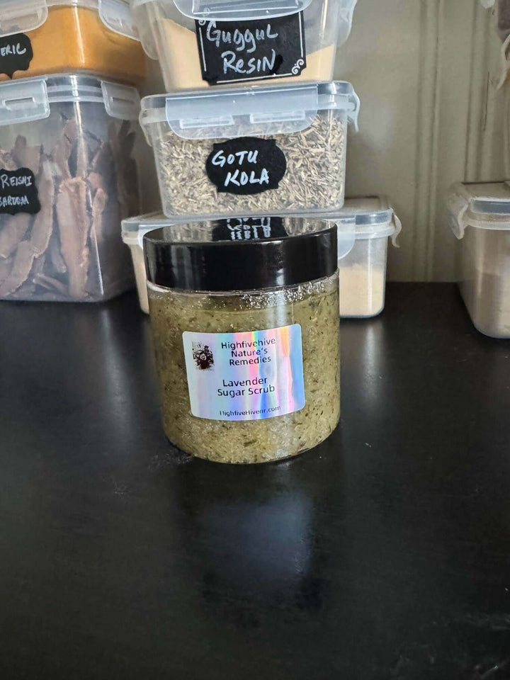 Tranquil Glow Handcrafted Lavender Sugar Scrub